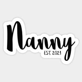 Nanny Pregnancy Announcement Sticker